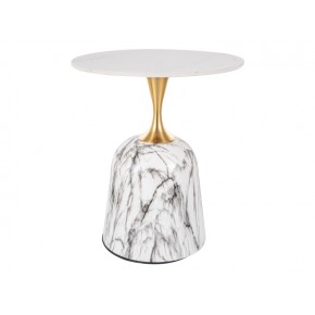 Стол журнальный SIGNAL FAMA белый/белый 50/59